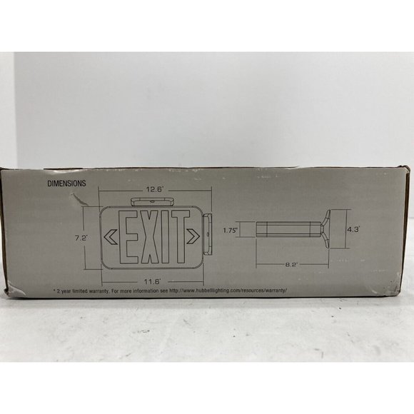 New Hubbell CE Series LED Emergency Exit - Picture 3 of 3